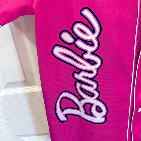 Malibu Barbie baseball shirt, size large - Picture 3 of 9